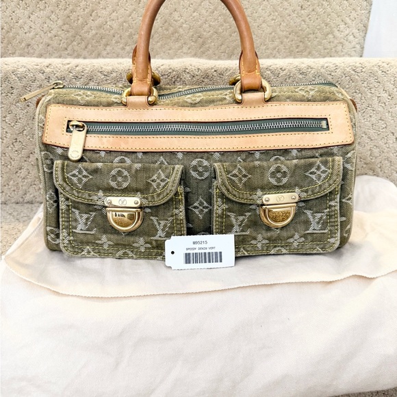 Louis Vuitton denim neo speedy green/vert - Picture 1 of 16